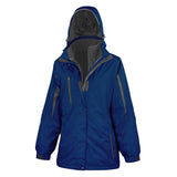 R400F Result Women's 3-in-1 Journey Jacket with Softshell Inner - Navy / Black
