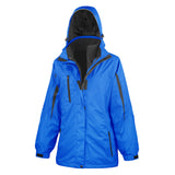R400F Result Women's 3-in-1 Journey Jacket with Softshell Inner - Royal / Black